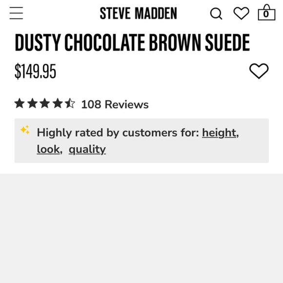 Steve Madden Dusty Chocolate Brown Booties size 10 - Picture 3 of 4